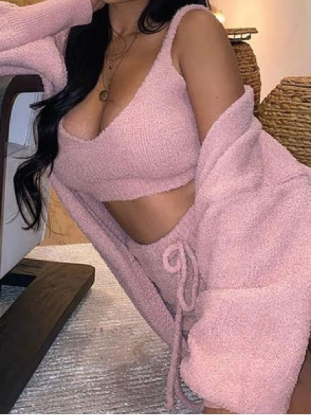 Fashion Nova fuzzy top